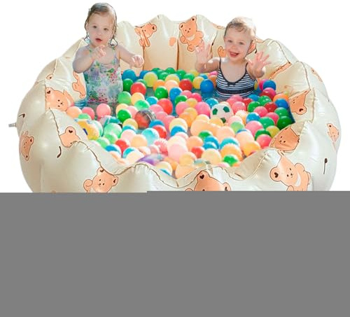 Piscina Gonfiabile per | Piscina Gonfiabile Morbida E Robusta - Colori con Cuscini Galleggianti per Spiaggia Giardino Terrazza