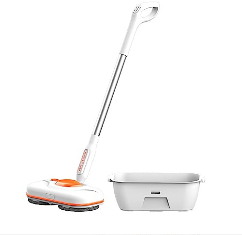 Balai électrique sans fil avec phare LED, léger et rechargeable, réservoir d'eau de 750 ml, nettoyage puissant pour la maison et le bureau, jusqu'à 40 minutes d'autonomie