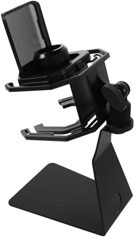 Milisten Mikrofonspinne Mit Klemme Und Popfilter Metallstativhalterung Für Tischmontage Für Livestreaming Und Professionelle Aufnahmen