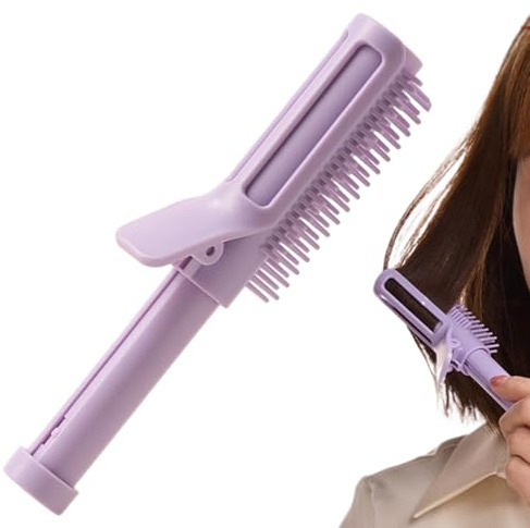 Pettine arricciacapelli – Strumento volumatore resistente al calore, spazzola per capelli a lunga durata, design sicuro e facile da usare, prestazioni di acconciatura senza sforzo, accessorio di