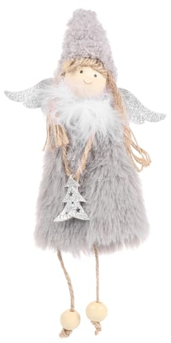 SAFIGLE Leichter Kurzfaseriger Schutzengel Mädchen Puppe Anhänger Hängende Partyanhänger Dekoration für Weihnachtsbaum und Festliche Räume mit Liebevollem Design