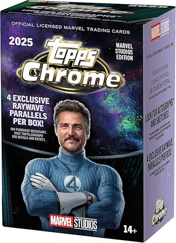 2025 Topps Marvel Studio Value Box med 7 påsar