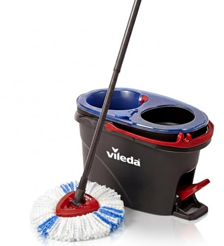 Vileda H2PrO - Sistema de Fregona Giratoria con Cubo de Doble Cámara