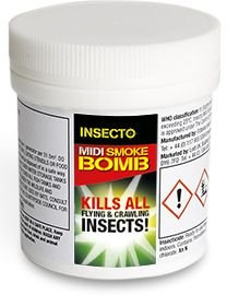 Bed Bug Killer, Smoke Bomb, Insecticide Fumer Moth Insecto Poison fumers (Midi x 2)