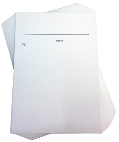 Arzt-Rezept Rp, DIN A6, 100 Blatt Privatrezept-Vordruck auf Qualitäts-Offset-Papier 90g/m² (22330)