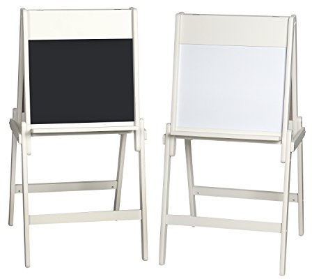 GiftMark Children's Easel with Blackboard & Dry Erase Board Kids Furniture