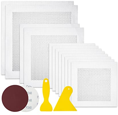 Bates Choice - Drywall Repair Kit, 16pcs, Dry Wall Patch Kits, Wall Repair Patch Kit, Wall Patch Repair Kit, Drywall Hole Patch, Drywall Patch Kit, Wall Hole Repair Kit, Drywall Patch Hole