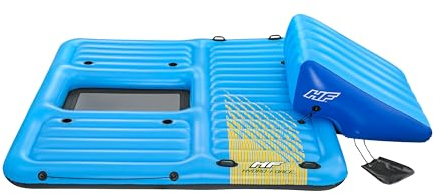 Bestway Badeinsel Summer Slide mit Wasserrutsche 376 x 311 cm