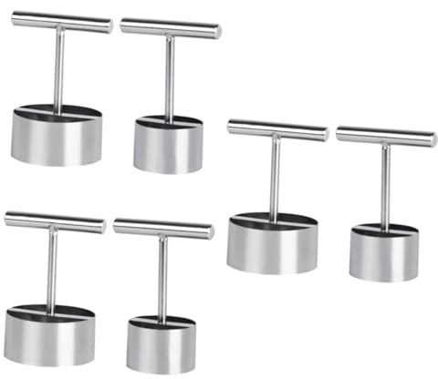 TOPBATHY 6 Pièces Vide-Fruits Outil pour Vider Et Trancher L'ananas Extracteur De Pommes Évideur De Pommes De Terre Coupe-Fruits Dénoyauteur Poire Cœur Acier Inoxydable Poivre Noir Peler