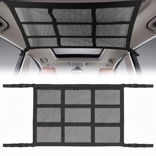 XQMMGO Rete per bagagli auto, accessori per il campeggio, per auto, per il campeggio, per auto, per quattro braccioli, 90 x 65 cm