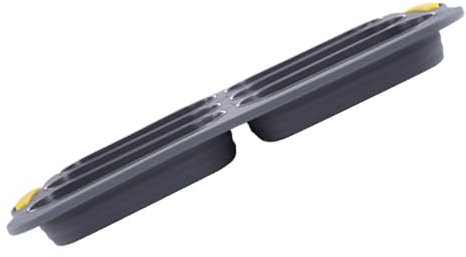 UTHCLO Moule à pain à hot-dog en silicone – Moule à pain antiadhésif – Moule à hot-dog en silicone à 6 cavités pour mini-baguettes