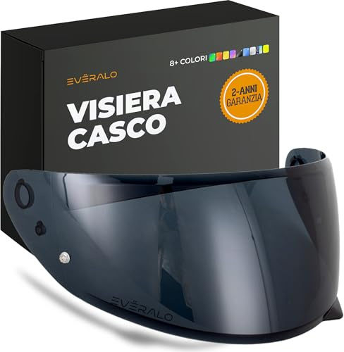Everalo Visière pour Casque HJC C10 - C71 - HJ-34P | Écran de Rechange Exclusif, Compatible avec Lentille Antibuée Originale
