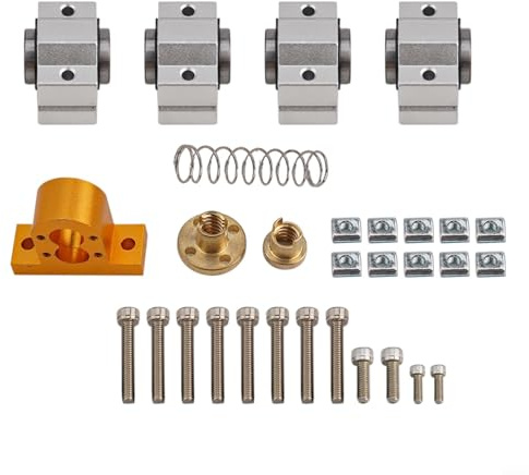 Kit de mise à niveau CNC 3018 Pro X pour routeur CNC 3018 Pro avec écrou coulissant 20 pièces, siège d'écrou T8 et vis à six pans creux pour un fonctionnement fiable CNC (3018pro SCV10VUU)