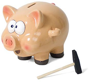 Gerimport S.L. Hucha Cerdito Hammer 21 Cm Cerámica