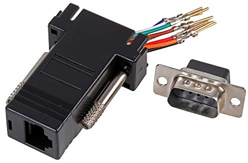 Pro Signal PSG91630 Modularer serieller Adapter, 9-Wege-D-Stecker auf RJ45-Buchse