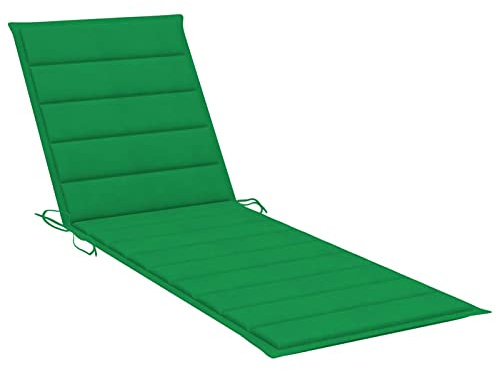 Sonnenliegen-Auflage Grün, Outdoor- und Innenbereich, für Garten und Terrasse