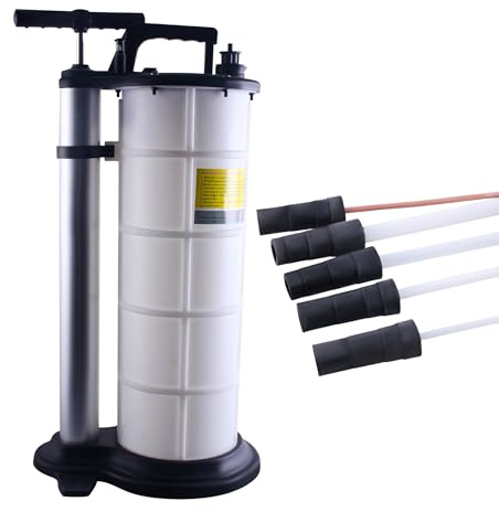 CNCYEAH 9 Liter Ölabsaugpumpe Handpumpe Öl Absaugpumpe Diesel Manuelle Ölabsaugung Flüssigkeitsabsaugpumpe Ölpumpe Udruckpumpe Handpumpe für Motorflüssigkeit und Öl von Autos