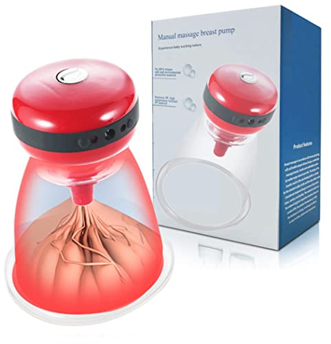 -60Kpa Super Stark Brustpumpe Vakuum Sex Elektrische Brust Saugglocke Pumpen Vergrößerung Nippelsauger Brustsauger Mit Vibrationsmotor - Rotlichttechnik & Saugmodus Sex Toy Für Frauen,2022new,M/13.5cm