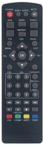 Fernbedienung Ersetzen für PremiumX Kabel Receiver HD 530C FTA,