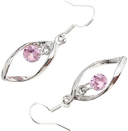 Silberohrringe Mit Strasssteinen Baumelnder Sterlingsilberschmuck Für Damen