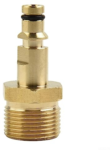 Adaptateur de nettoyeur haute pression, adaptateur en laiton massif M22 pour nettoyeur haute pression, adaptateur de tuyau à connexion rapide, 3200 psi