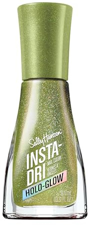 Sally Hansen Insta-Dri Holo-Glow, Limelight, Nagellack, einfach zu verwenden, langlebig, schöne Farben, einfach auf den Nägeln aufzutragen, kein Abblättern, 0,3 oz