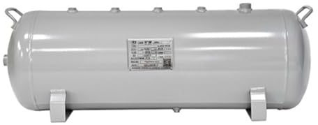 Air Tank 1 2 3 4 5 7 8 10 12 15 20 24 30 35 40 45 50 60 80 100 L Kit de tanque de aire portátil de alta presión, tanque de depósito de aire horizontal de acero al carbono para compresor de taller (Si