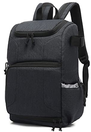 SANRLO Mochila de nailon para cámara, mochila de fotografía, mochila para cámara réflex digital, mochila multifuncional