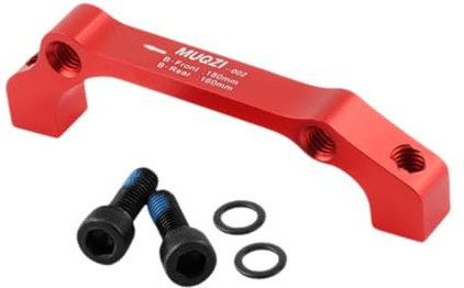 rockible Fahrrad Scheibenbremse Adapter Umbauhalterung Sattelhalterung Adapter Zubehör für das Reiten, Rot