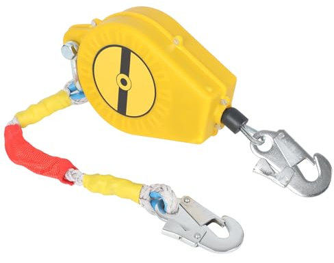 Self Retracting Lifeline, 10m Load 150kg High-Altitude Fall Arrester with Double Locking Structure, Portable Retractable Lanyard Fall Arrester, for Aerial Construction, Electrical Maintenance