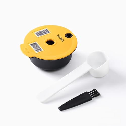 YUYUEMI for Bosch Refillable Reusable Coffee Capsule Pods,Food-grade Silicone Coffee Capsule for Bosch Tassimo Coffee Machine (220ml)
