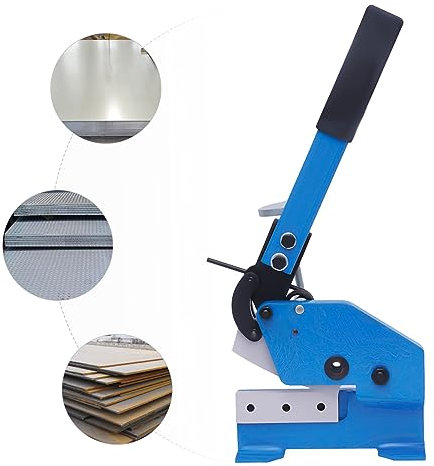 Handhebelschere Manuelle Platte Flache Metall Stahlblechschere, Klingenlänge Hebelblechschere Hebelschere für 6 mm Dicke Blech, Metallschere Metall-Cutter
