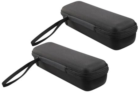 BRIGHTFUFU 2pcs Microphone Case Handheld Microphone Single Mic Bag Hard Carrying Travel Case for Vocal Dynamic Handheld