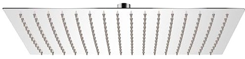 Juroupi Testa Doccia a Pioggia in Acciaio Inox 30x40 cm Rettangolare,Testa Doccia a Pioggia,Doccia Soffione,Attrezzature per Bagni -142165