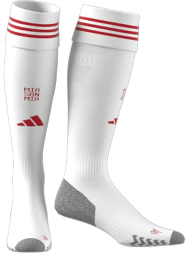 adidas FC Bayern München Home Socks Socken Stutzen (DE/NL/SE/PL, Numerisch, 43, 45, Regular, Regular, white)