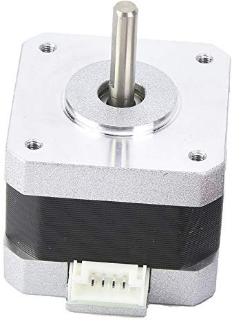 ZASCHMOY High Drehmoment NEMA 17 Bipolarer Steppermotor 1,8 ° mit DC 4,0 V 1,2A für 3D -Drucker, die Am Besten für CNC- und Automatisierungsausrüstung Geeignet Sind 34 Mm Höhe, 320 Mn/45 Unzen.in