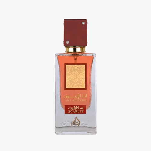 Ana Abiyedh Scarlet Eau de Parfum, lyxig orientalisk parfym, röd elegant flaska, 60 ml