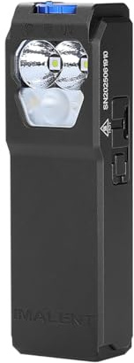 IMALENT GR36 Rechargeable Clip Torch, 2,800 Lumens, Cool White Warm and UV Light, Magnetic Base for Running and Work