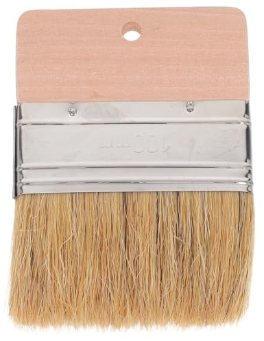 GALPADA Natural Bristle Sand Brush with Wood Handle, Soft Firmly Attached Bristles, Ergonomic Grip for Removing Beach Sand and Artistic Painting Work, Furniture Painting Accessories | Soft Firmly Attached Bristles, Suitable for Painting and Furniture Use, Compact Brush Size for Detailed Work
