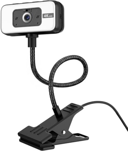 Danyesth 4K Webcam for PC, AutoFocus Web Camera for Laptop with Microphone