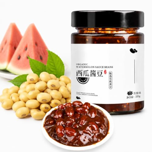 Pâte De Soja À La Pastèque 320g, Sauce Fermentée Traditionnelle, Condiment Polyvalent Pour Nouilles, Plats Sautés Et Pains, Sans Arômes Artificiels