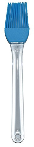 Premium Silicone Oil Brush for Baking & BBQ, Food Grade Pastry Brush with Clear Handle, High Temp Resistant, BPA-Free, Reusable Basting Brush for Cooking & Roasting - Blue