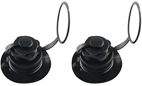 JCBIZ 2pcs Spiral Air Nozzle Boston Valve Replacement Fit Air Valve for Most Canoes, Inflatable Boats, Rafts, Rubber Boats