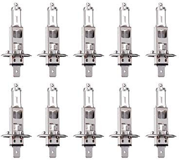 10x cartechnic H1 +50% 12V 55W P14,5s Halogen Glühbirnen Lampen Scheinwerferlampen Faltschachtel