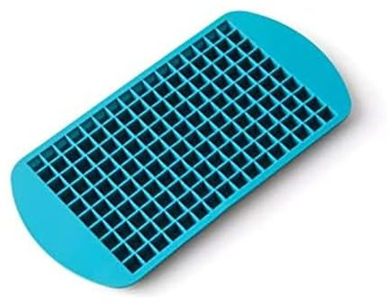 Houdini Crushed Ice Cubes Tray, Produces 160 Mini Cubes, Blue