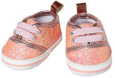 Heless 148 - Glitzer-Sneaker für Puppen, in Rosa, Größe 38 - 45 cm, schickes Schuhwerk mit Wow-Effekt für besondere Anlässe