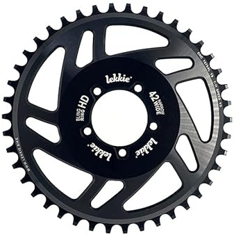 windmeile | Lekkie Bling Ring Kettenblatt, 42T, für Bafang BBS03 BBSHD, Kettenring, Chain Ring, Fahrrad, E-Bike, Pedelec