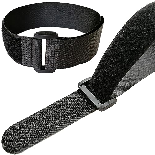 5 pezzi fascette, fascette nere, fascette, fascette cavi,fascetta riutilizzabile in nylon, lunghezza di taglio libera, per organizzare cavi, cordoni, tubi(25 * 800mm)