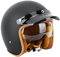 Haofy Motorcycle Helmets, Impact Resistance 3/4 Open Face Helmets High Comfort for Outdoor (XL)