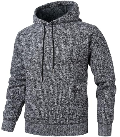 Herothorn Capucha Forro Polar con Sudadera para Hombre Mujeres Unisex Cómoda De Otoño Invierno Manga Larga Deportiva Outwear Hoodie